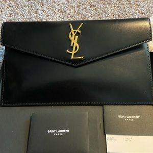 YSL Saint Laurent envelope clutch
